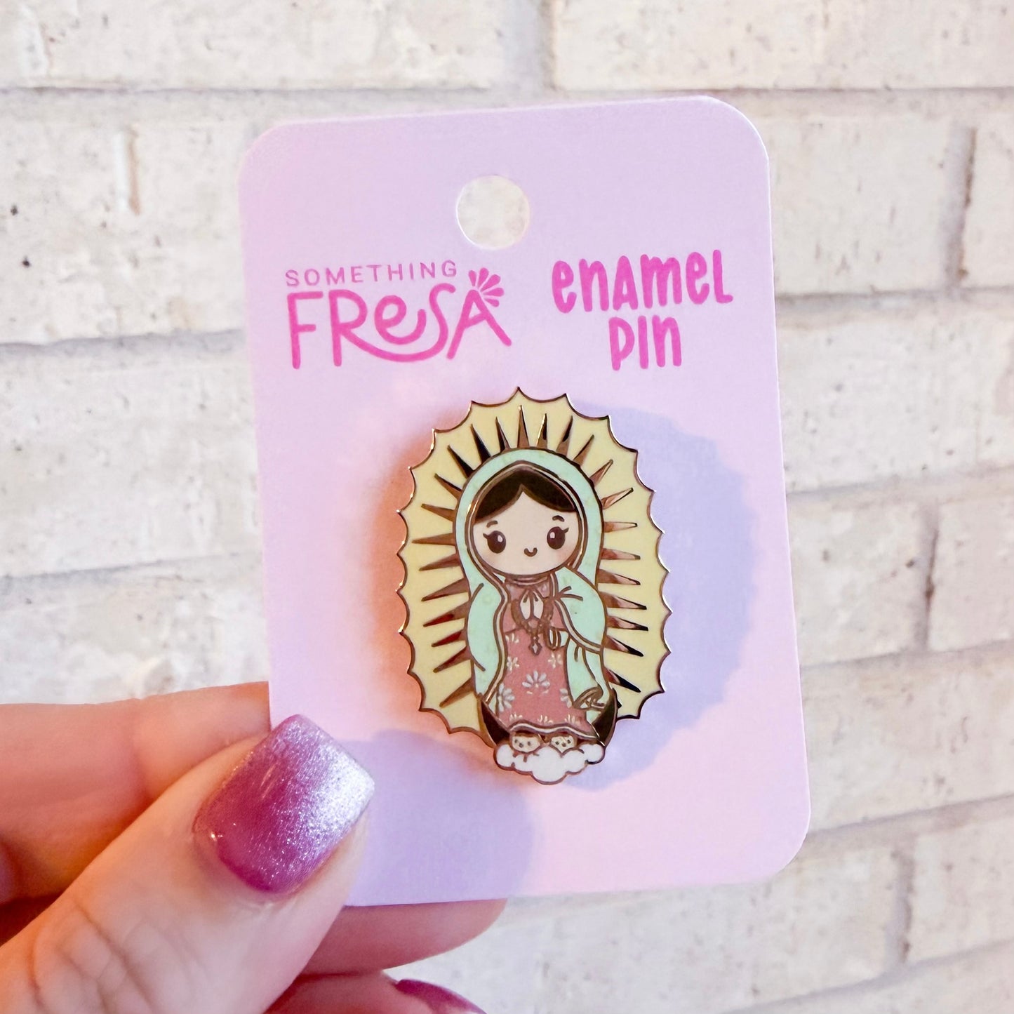 Virgencita Enamel Pin