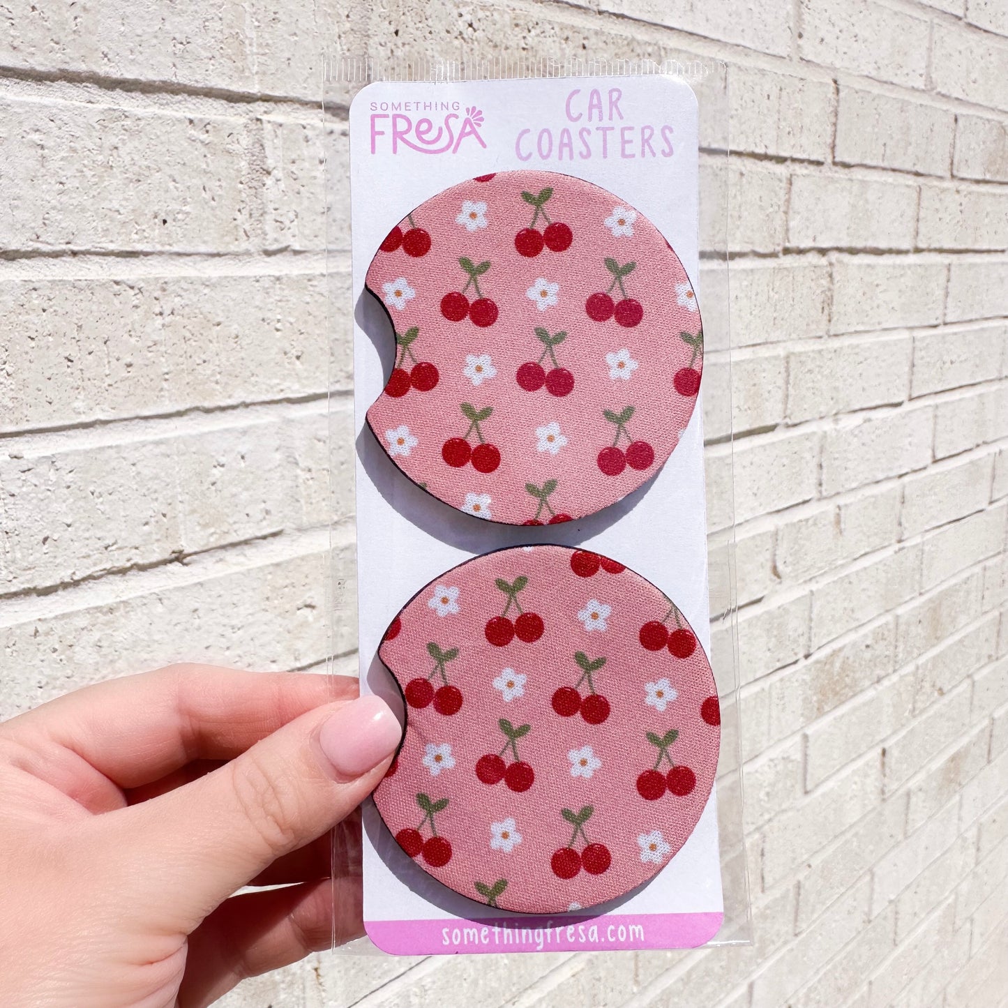 Cherry Car Coaster