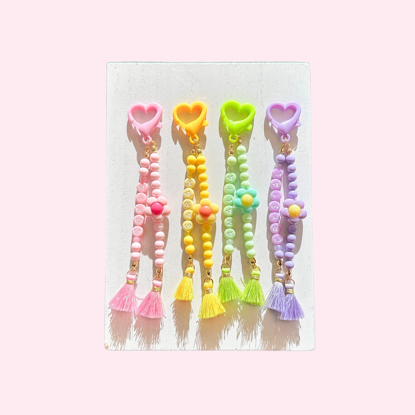Yellow Flower Key Chain