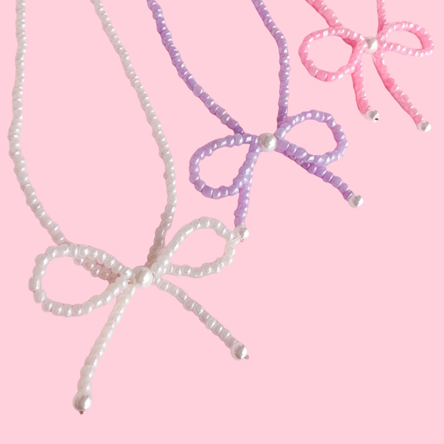 Adjustable Bow Necklace (More Colors Available)