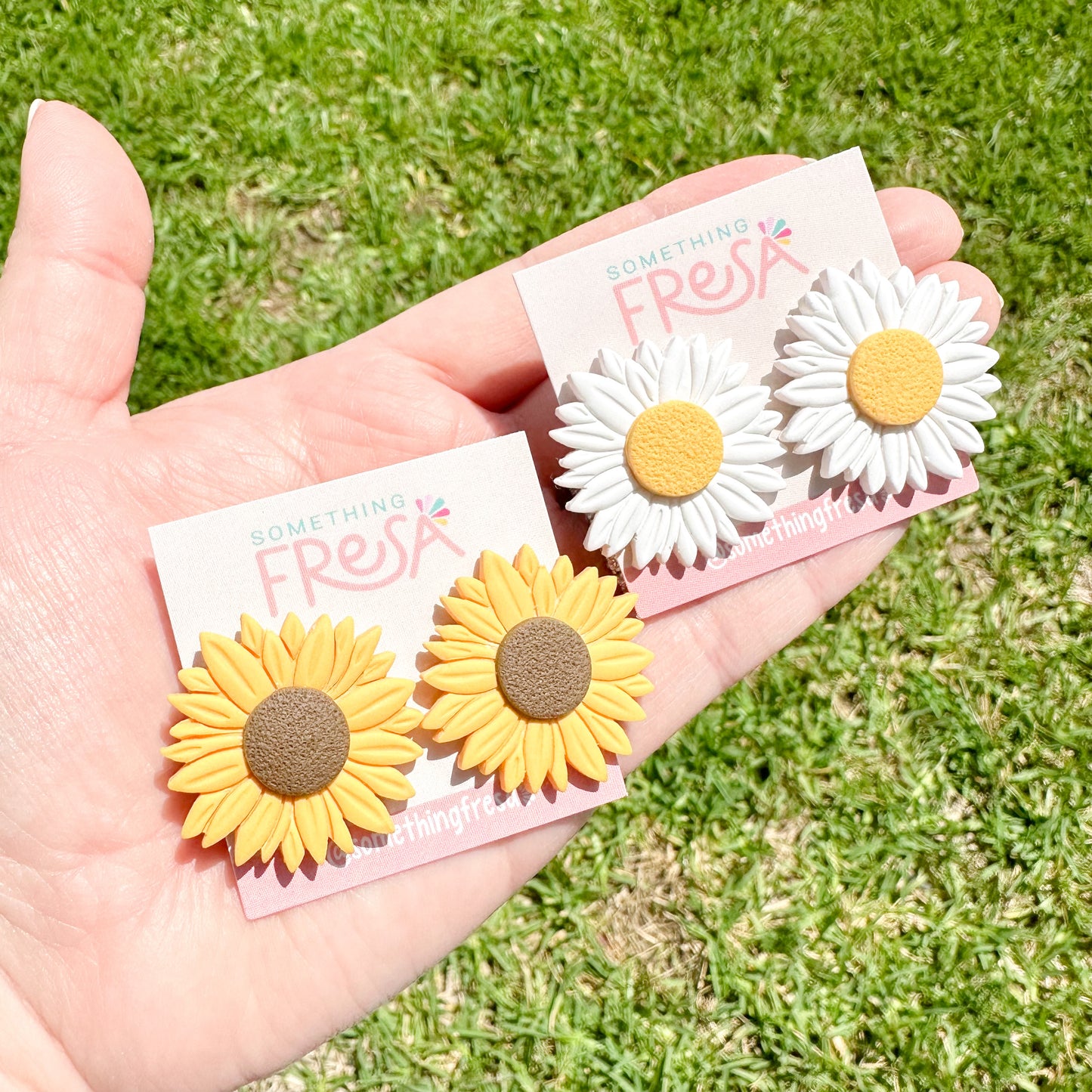 Flower Statement Studs