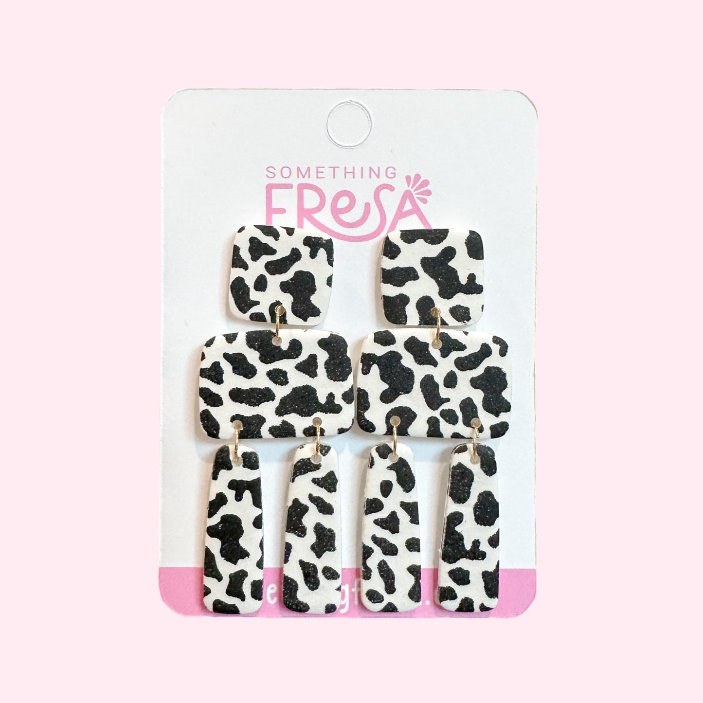 Black Cow Print Lola Syle