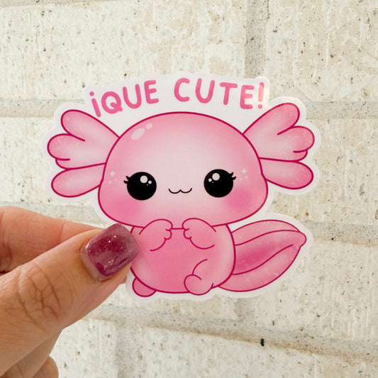 Que Cute Axolotl Sticker