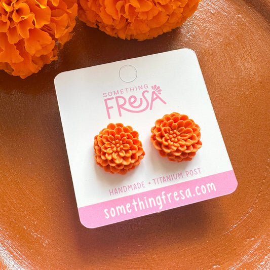 Cempasúchil Stud Earrings