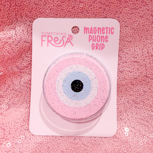 Pink Eye Magnetic Phone Grip