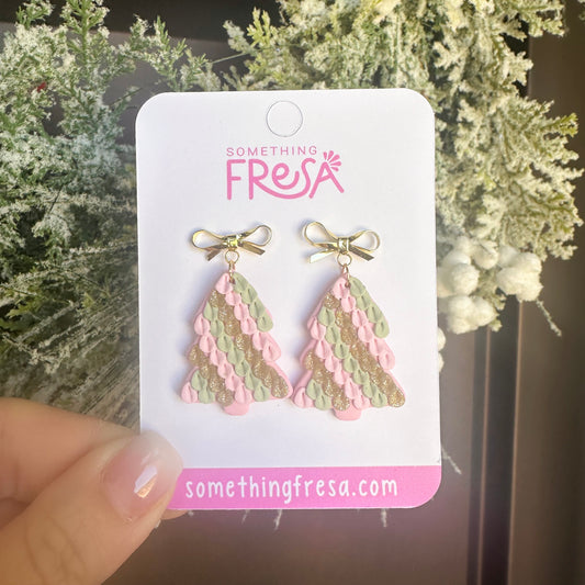 Pink Green Christmas Tree