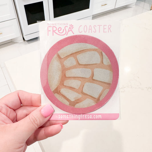 White Concha Coaster