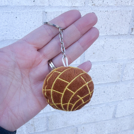 Brown Concha Keychain