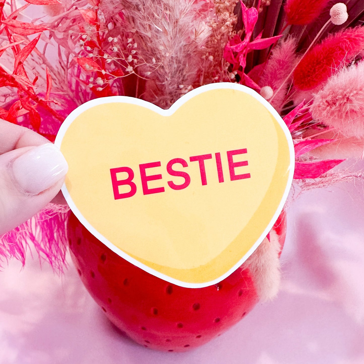 Conversation Heart Sticker: Bestie