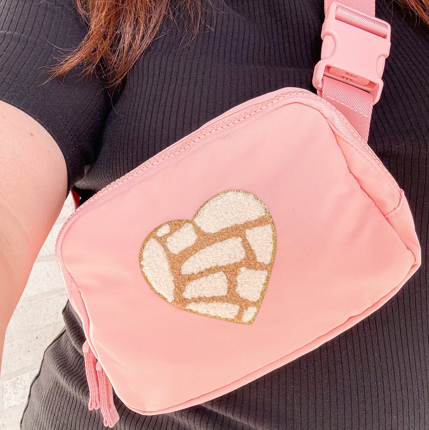 Strawberry Pink Crossbody