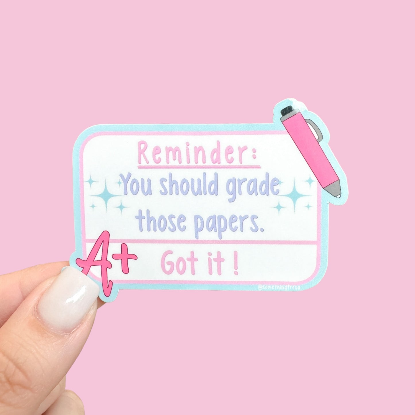 Reminder: You should grade those papers.