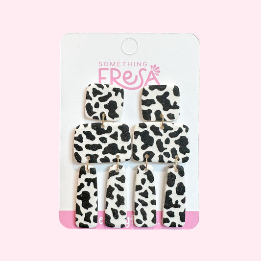 Black Cow Print Lola Syle