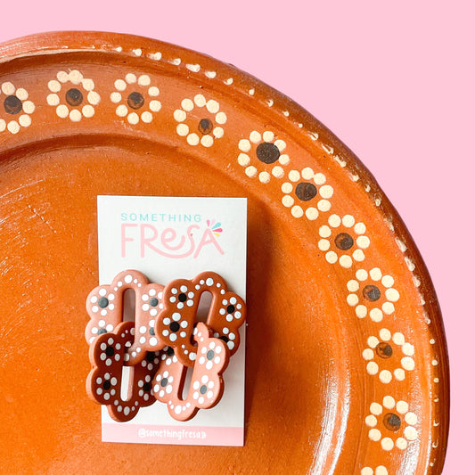 Cazuela de Barro Florecitas Link