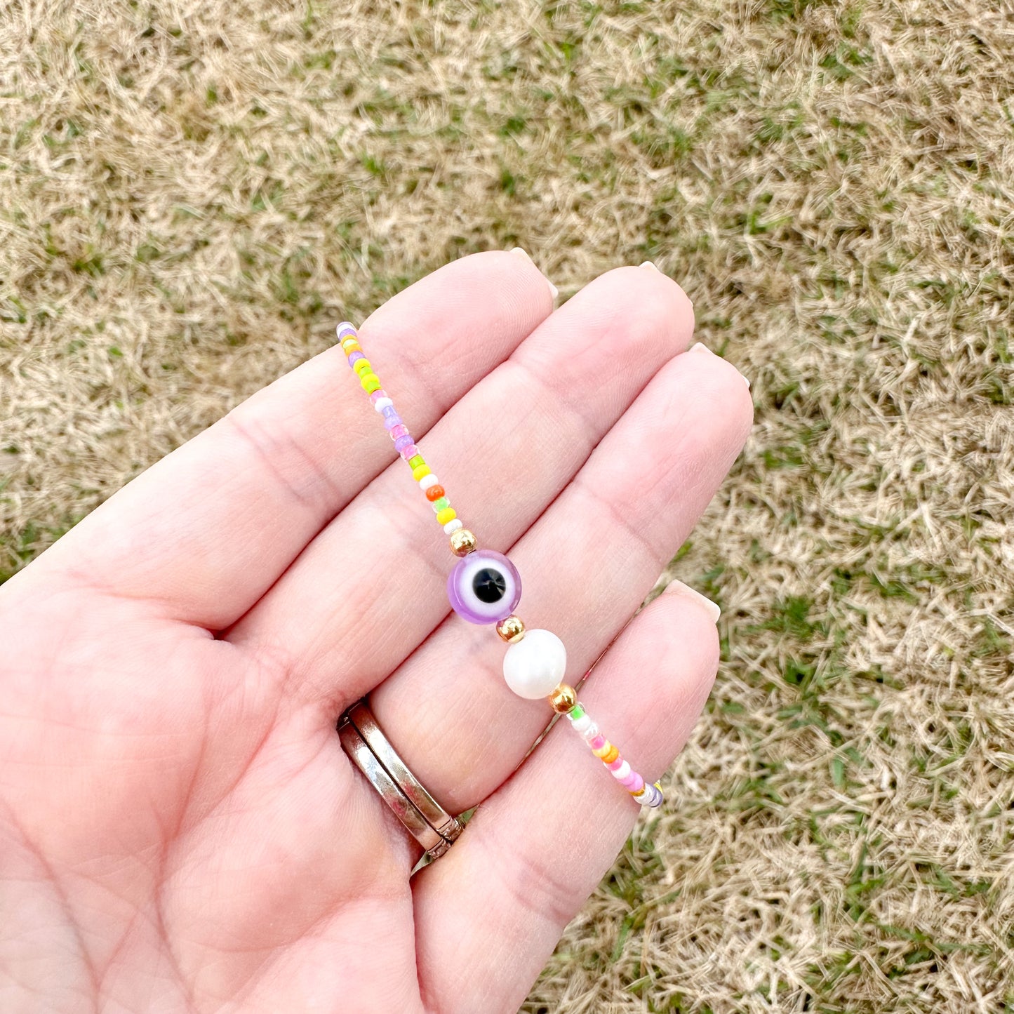 Single Colorful Evil Eye Bracelet