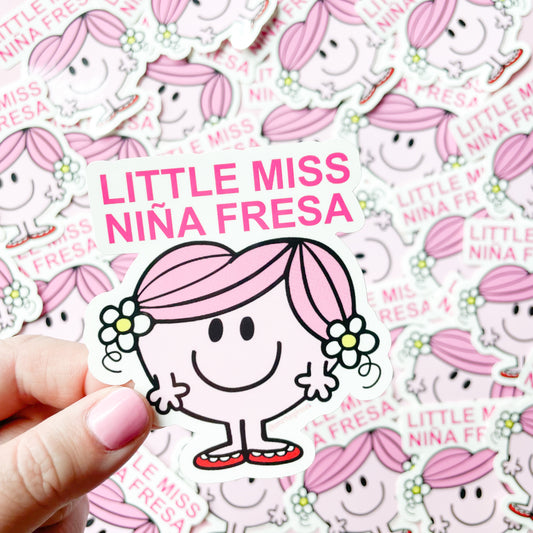 Little Miss Niña Fresa Sticker