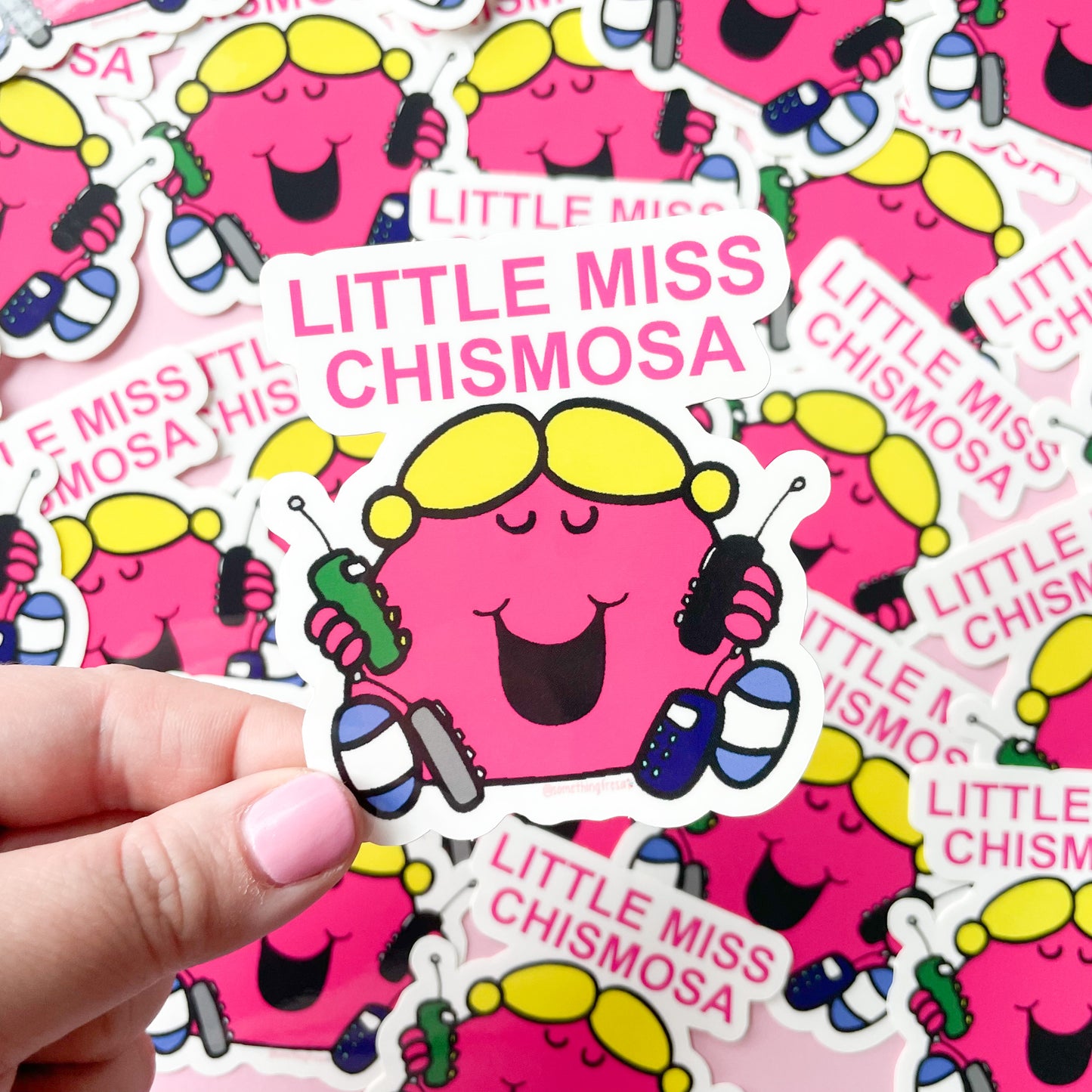 Little Miss Chismosa Sticker