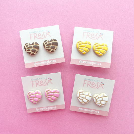 Heart Concha Studs