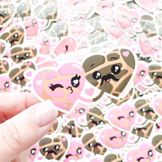 Conchas Enamoradas Sticker